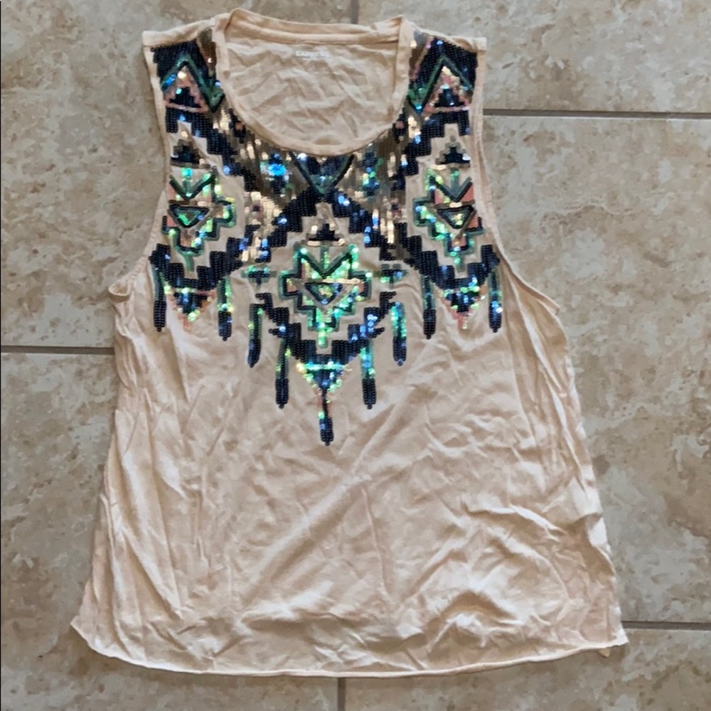 Express Sequin Tank top